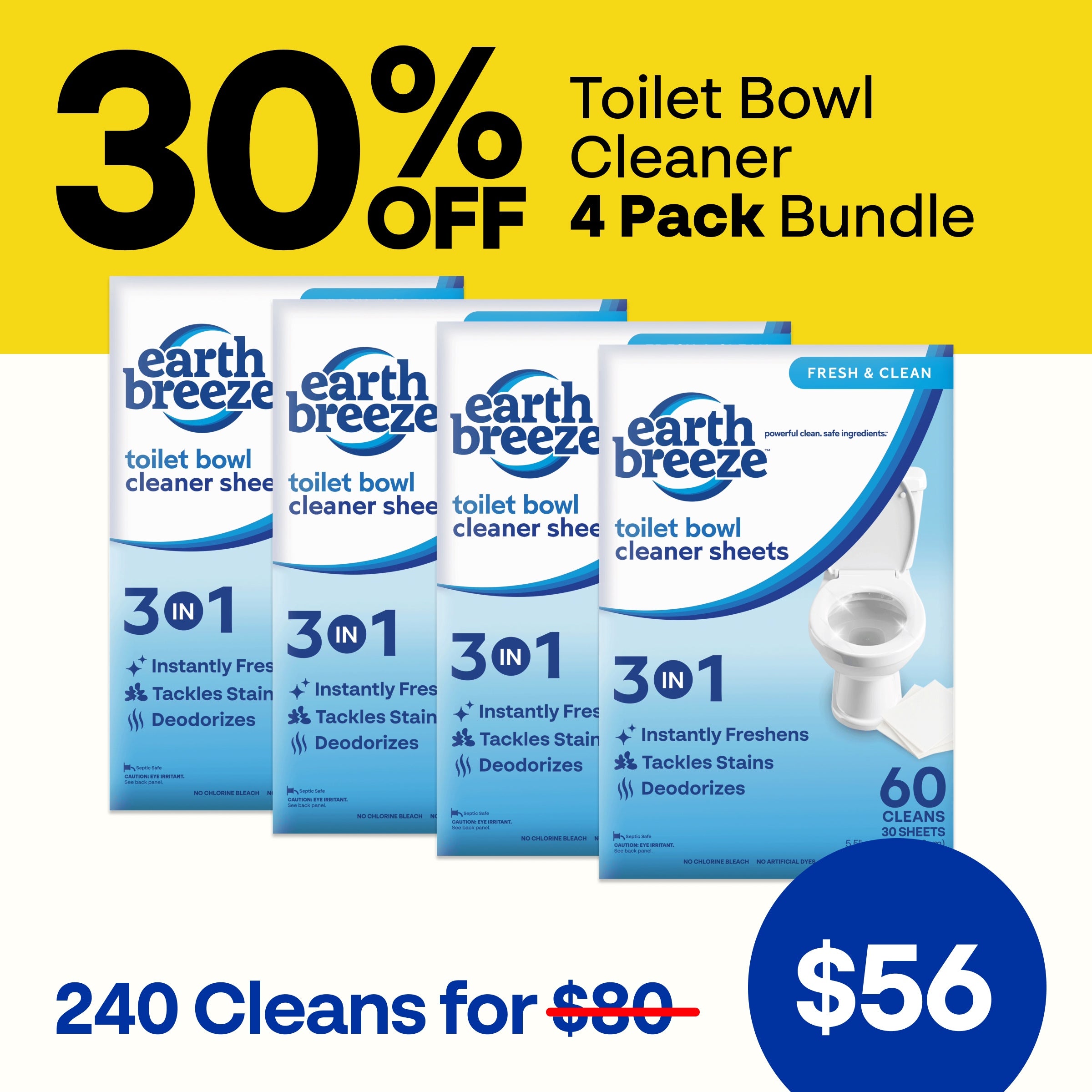 Alternative view of Toilet Bowl Cleaner Bundle - 4 Pack